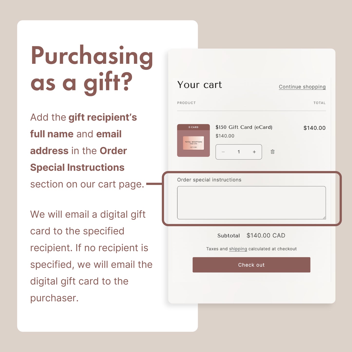 $5000 Gift Card + $500 Bonus Card + Vivier Creme 47 (Physical Card)