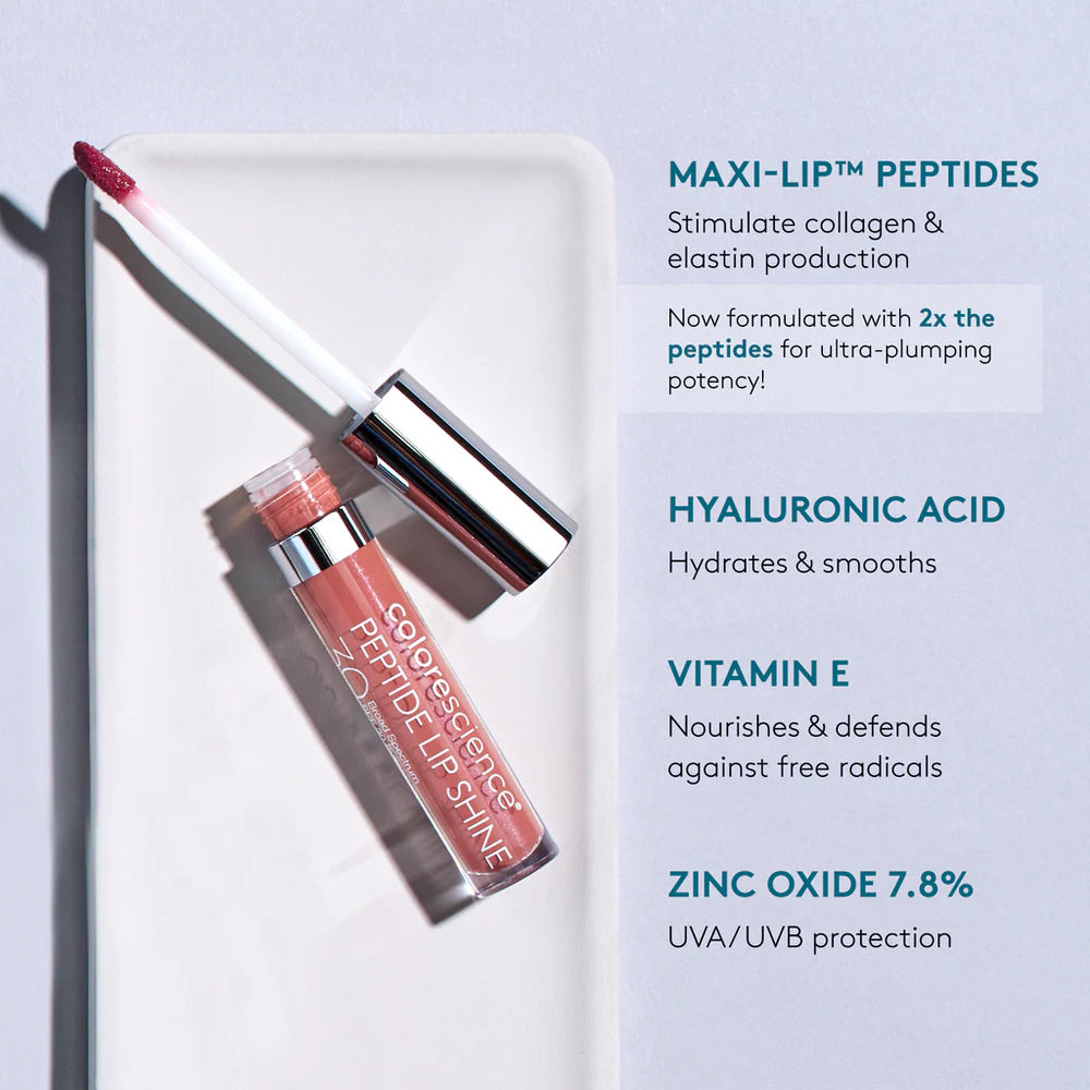 Colorescience Peptide Lip Shine SPF 35 - Coral