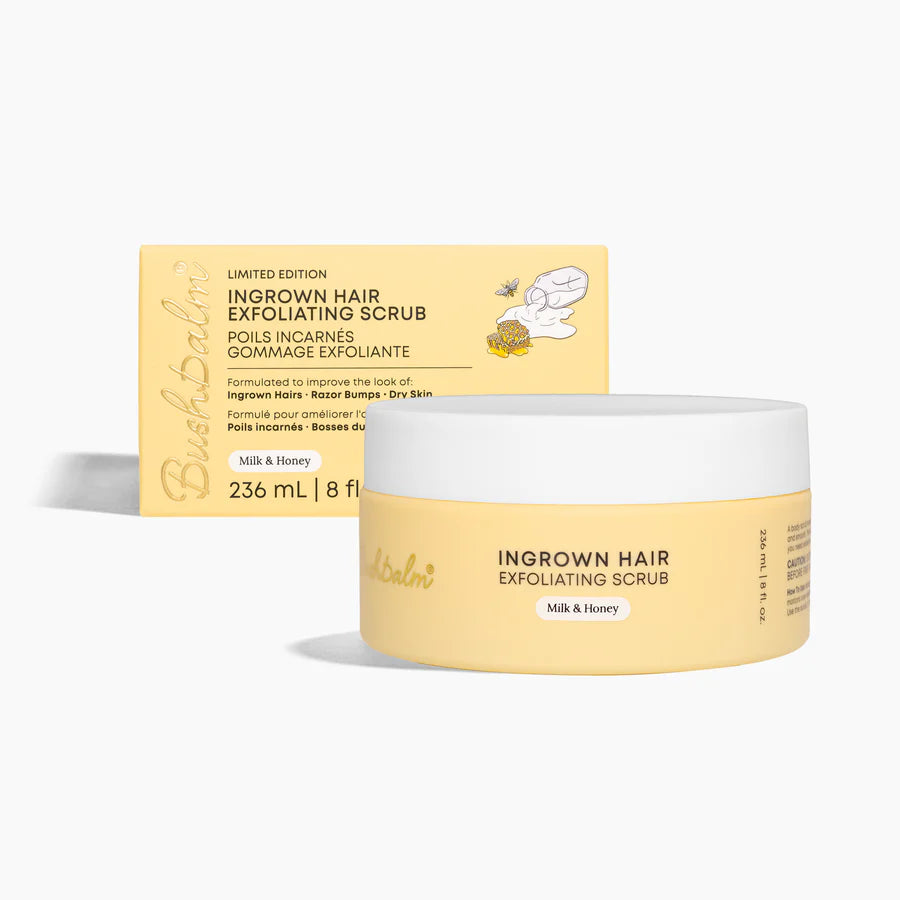Bushbalm Ingrown Hair Exfoliating Scrub - Milk & Honey
