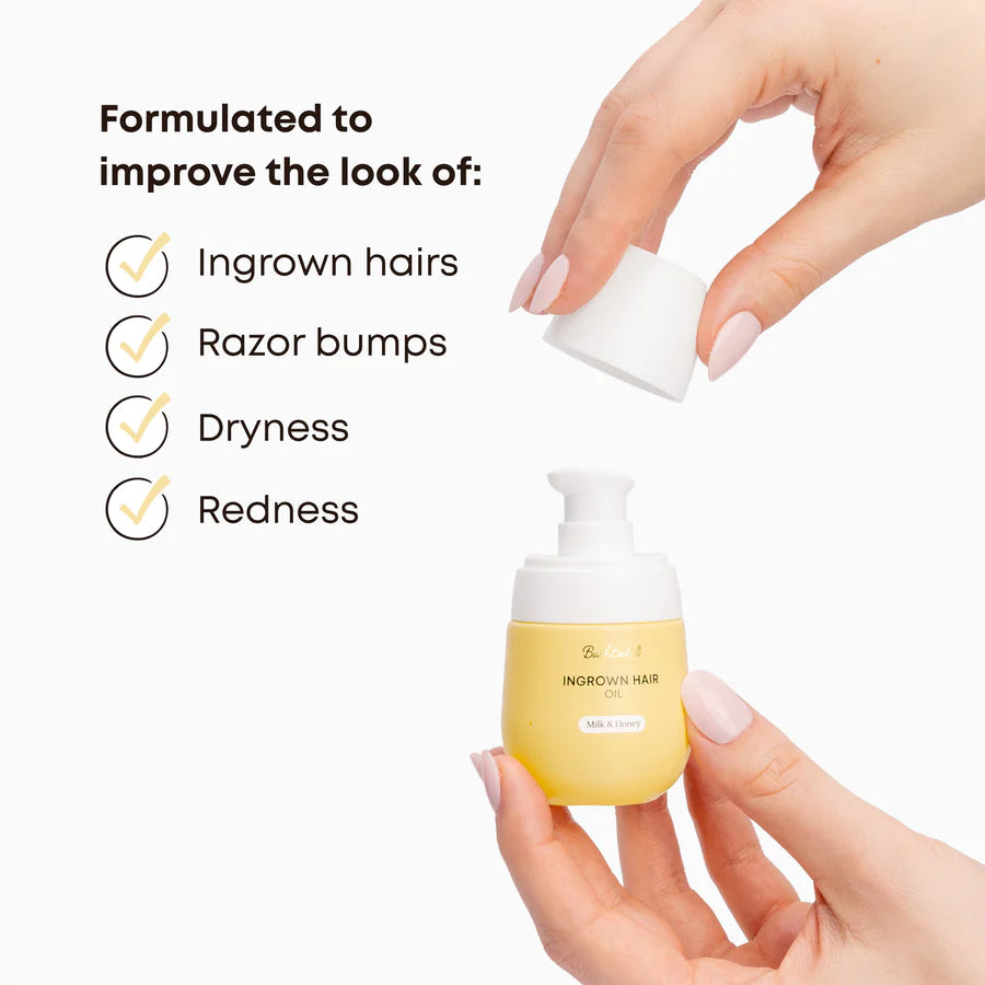 Bushbalm Ingrown Hair & Razor Bump Oil - Milk & Honey