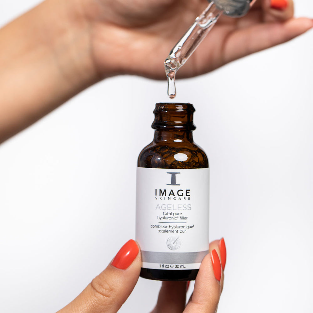 Model showing AGELESS Total Pure Hyaluronic 6 Filler