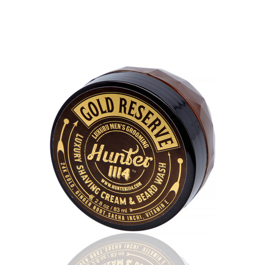 Hunter 1114 Gold Reserve Shaving Cream and Beard Wash (83 ml)