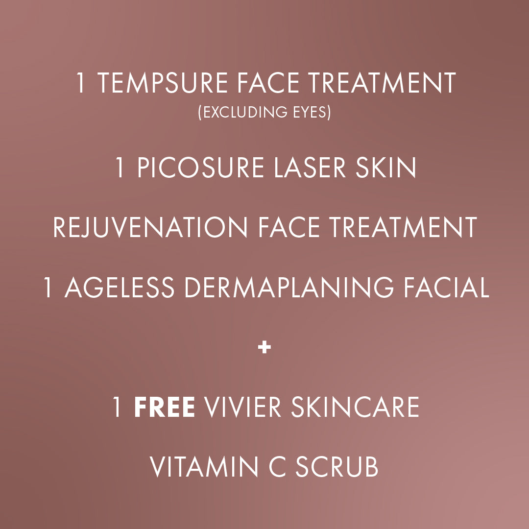 Holiday Facial Glow Package 3 + Free Vitamin C Scrub