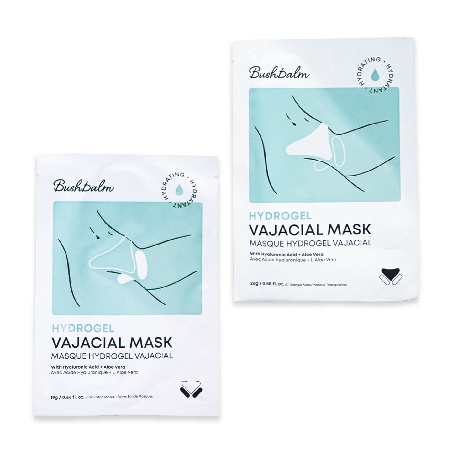 Bushbalm Hydrogel Vajacial Mask Set