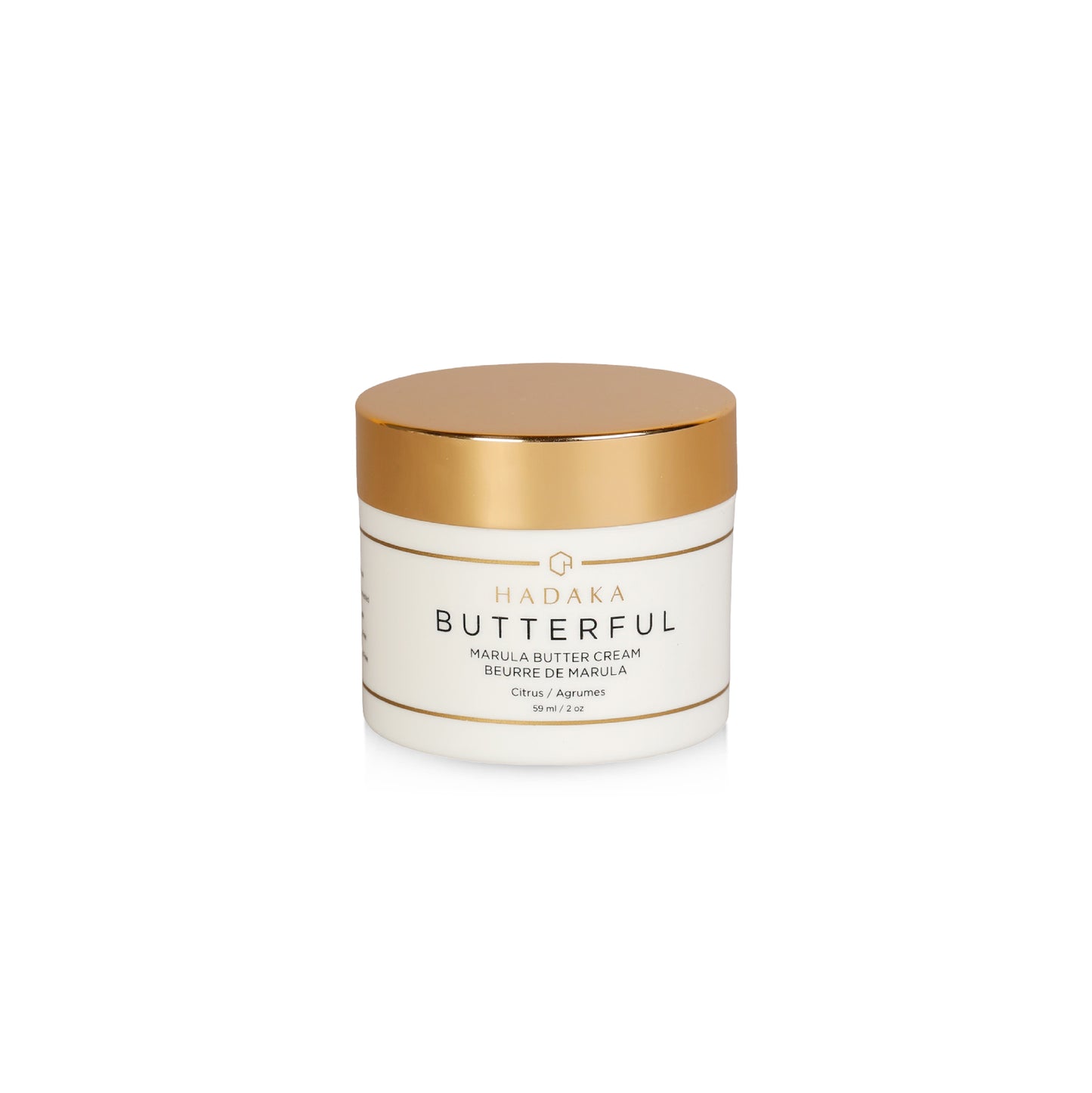 Hadaka Beauty BUTTERFUL Marula Butter Cream - Citrus (2 oz)