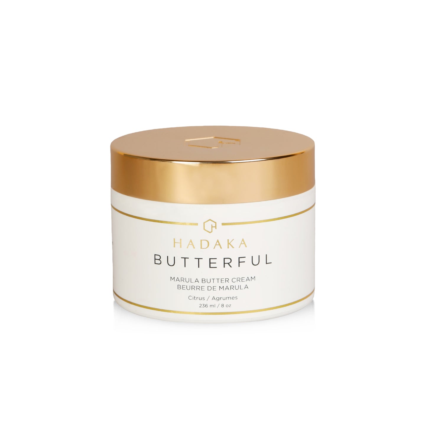 Hadaka Beauty BUTTERFUL Marula Butter Cream - Citrus (8 oz)