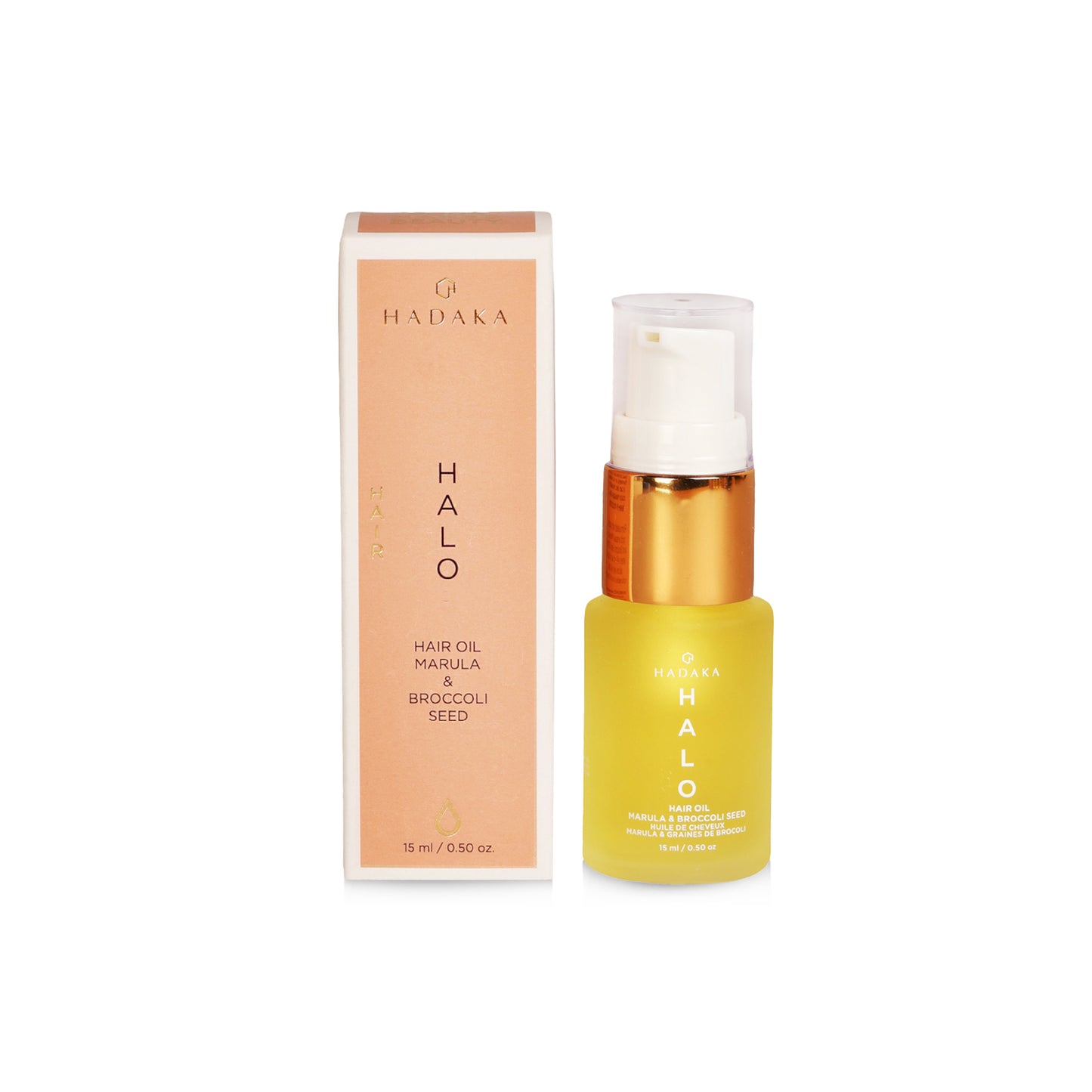 Hadaka Beauty HALO Precious Hair Oil Marula and Broccoli Seed Oil (15 ml)