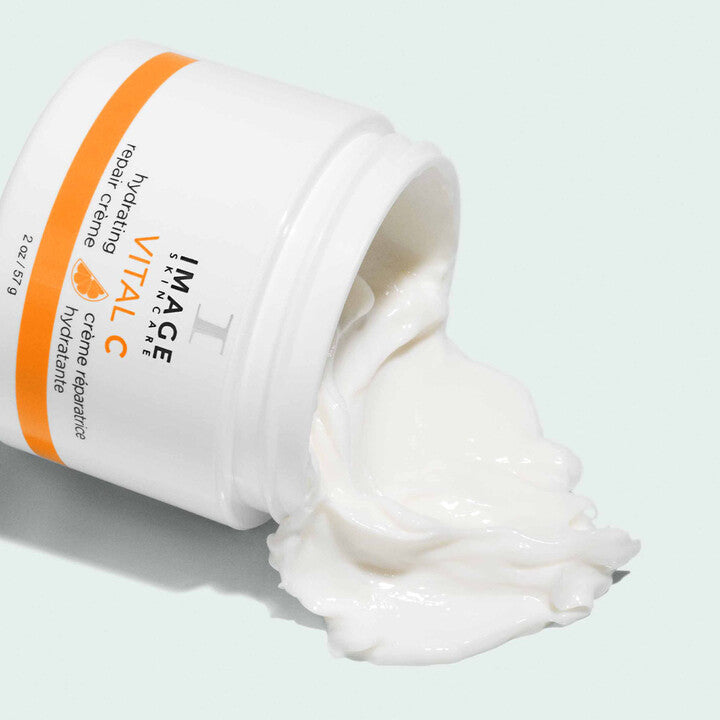 Vital C Hydrating Repair Crème open bottle