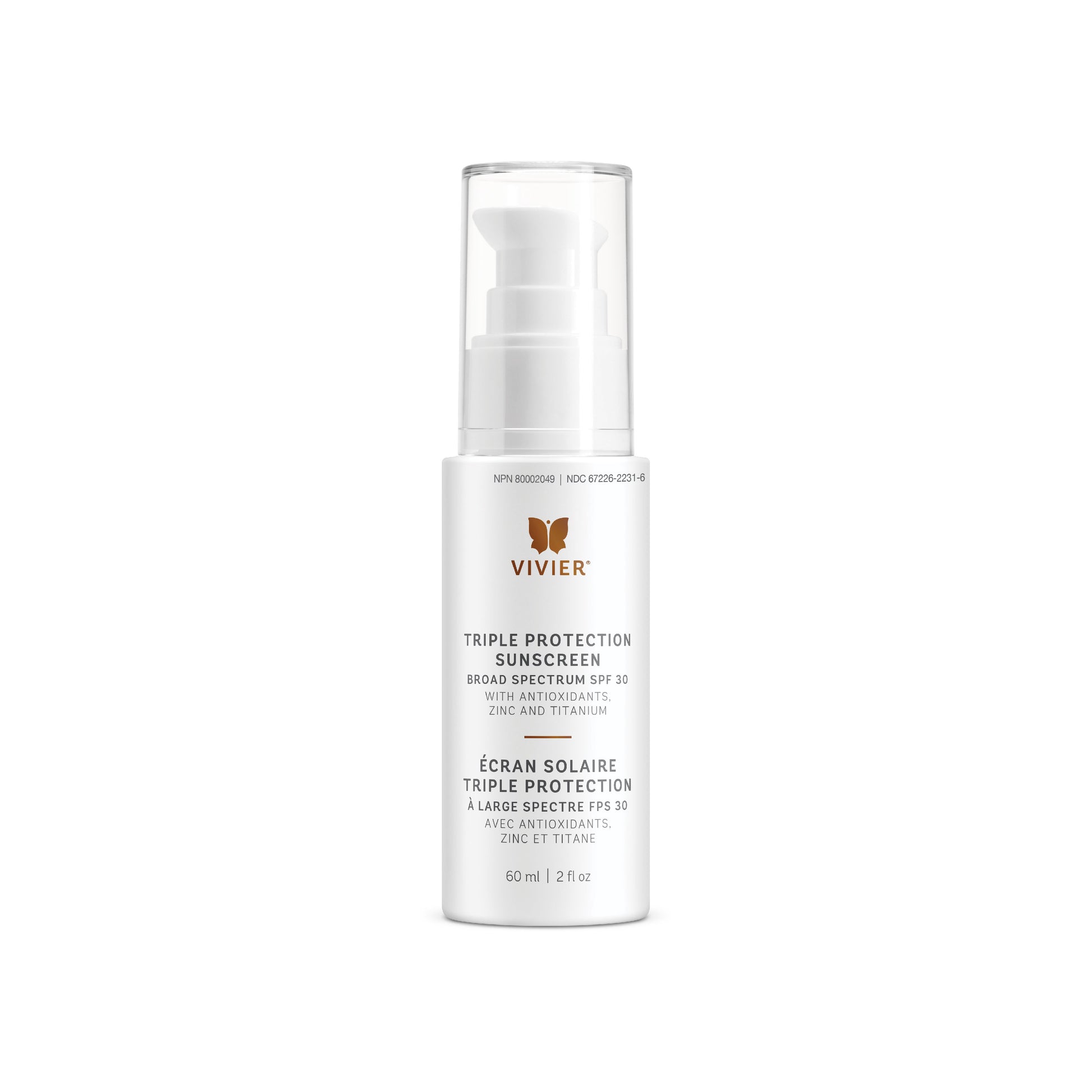 Vivier Triple Protection Sunscreen SPF 30 product shot