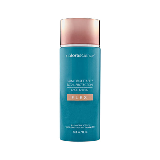 Product shot of Colorescience Sunforgettable Total Protection Face Shield Flex SPF 50 in Tan
